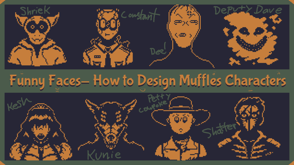 Funny Faces- How to Design Muffles Characters